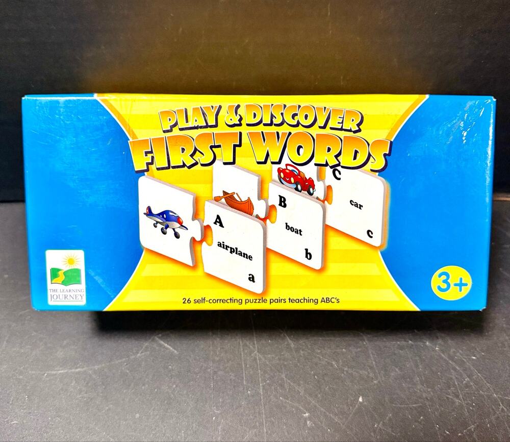 The Learning Journey Match It! First Words self-correcting 26 puzzle set